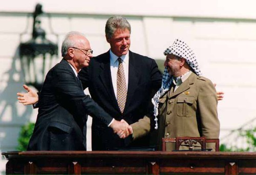 American negotiators (left to right) Jason Greenblatt, Ambassador David Friedman, and Jared Kushner with Prime Minister Netanyahu (U.S Embassy)