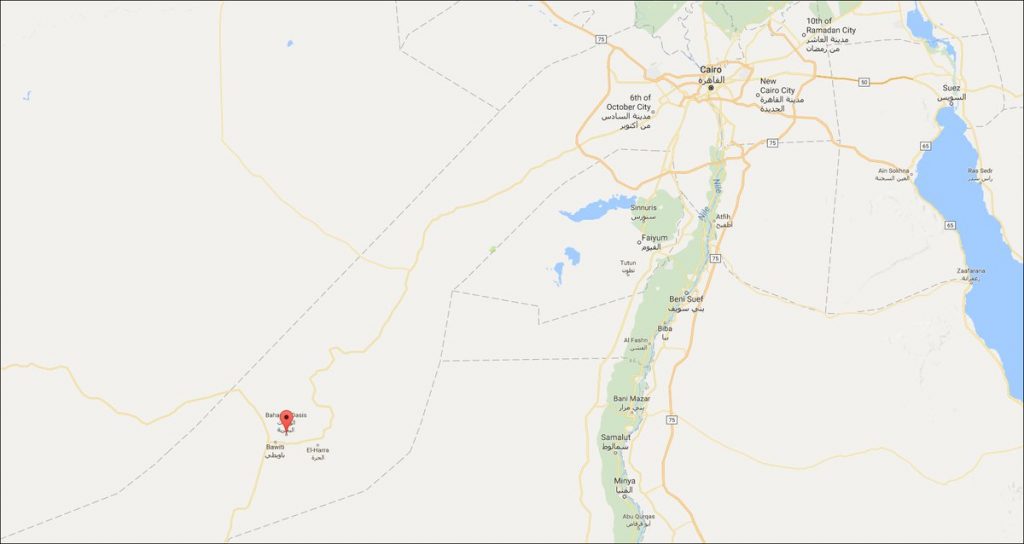 אזור הפיגוע במצרים // צילום: גוגל מפות