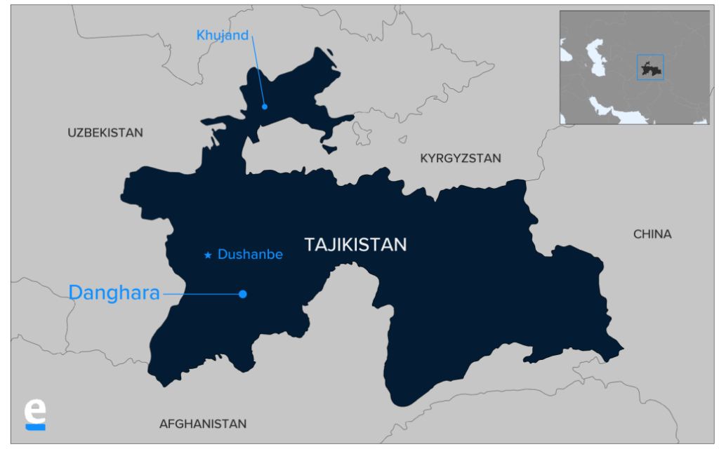 מיקום המתקפה על תיירים אמריקאים ואירופיים בטג'יקיסטן המחבלים דרסו שיירת רוכבי אופניים ואז דקרו את הפצועים בסכינים עד מוות