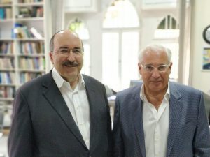 נשיא המרכז הירושלמי לענייני ציבור ומדינה , ד"ר דורי גולד ושגריר ארה"ב בישראל דניאל פרידמן
