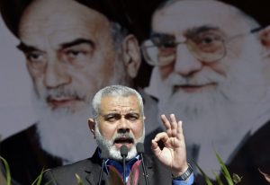 פגישת מנהיג איראן ומנהיג חמאס הנייה