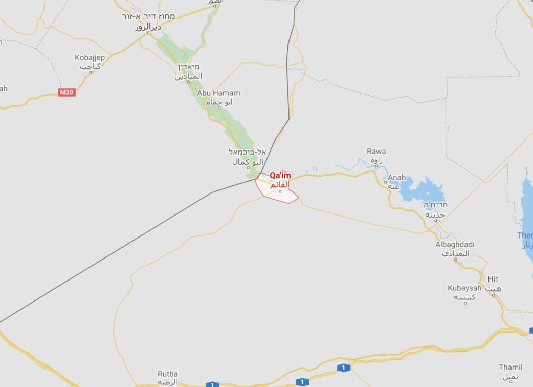 אזור גבול עיראק- סוריה // קרדיט: גוגל מפות