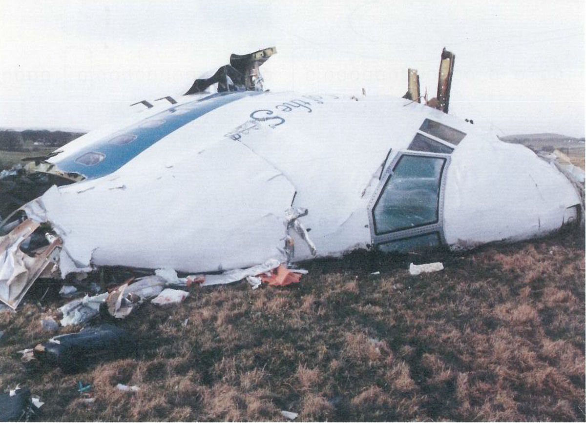 תמונה: מטוס הנוסעים שהופל בלוקרבי