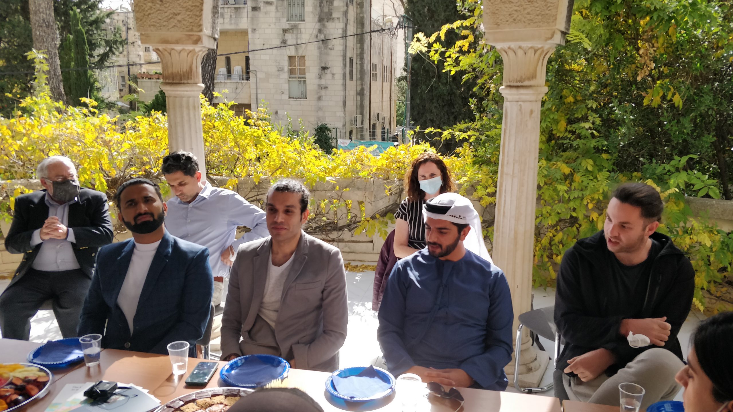 ביקור משלחת מאבו דאבי ובחריין במרכז הירושלמי לענייני ציבור ומדינה // צילום: המרכז הירושלמי לענייני ציבור ומדינה