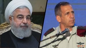 נשיא איראן חסן רוחאני . לשכתו מגיבה לדברי הרמטכ"ל אביב כוכבי