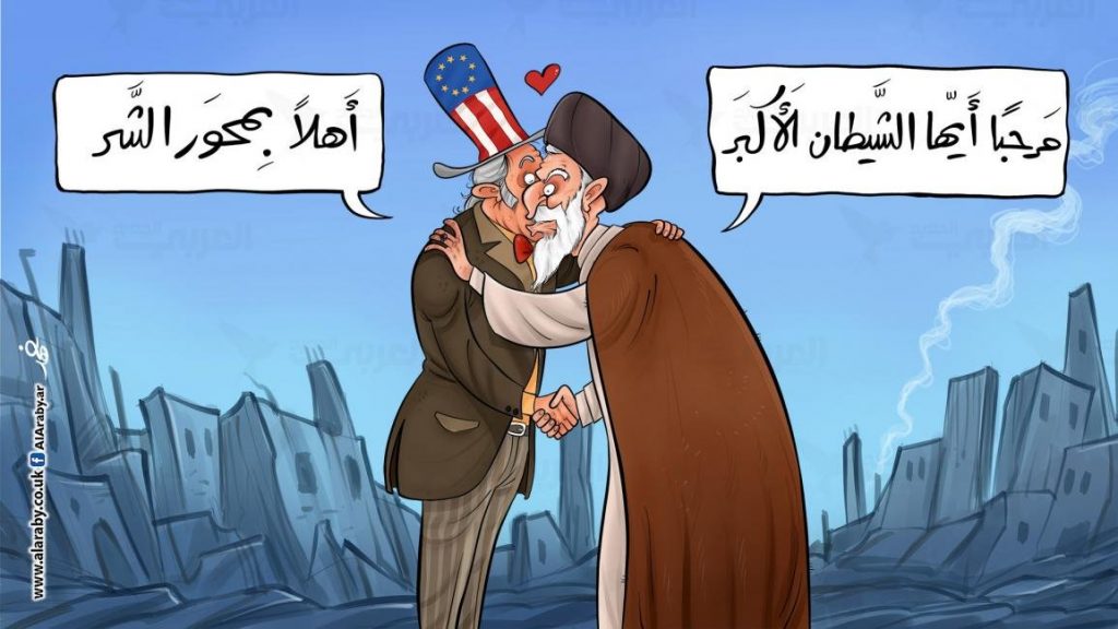 חידוש המו"מ בין ממשל ביידן לאיראן:"ב: איראן מברכת את "השטן הגדול" שמברך בתגובה את "ציר הרשע".