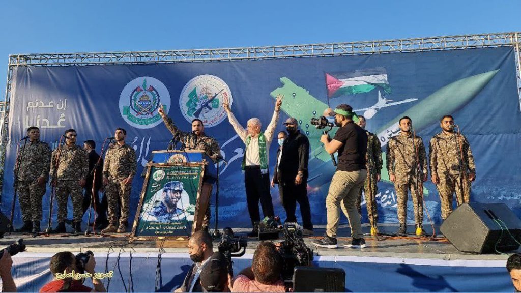 יחיא סינוור מנהיג חמאס לאחר מבצע "חרב ירושלים"